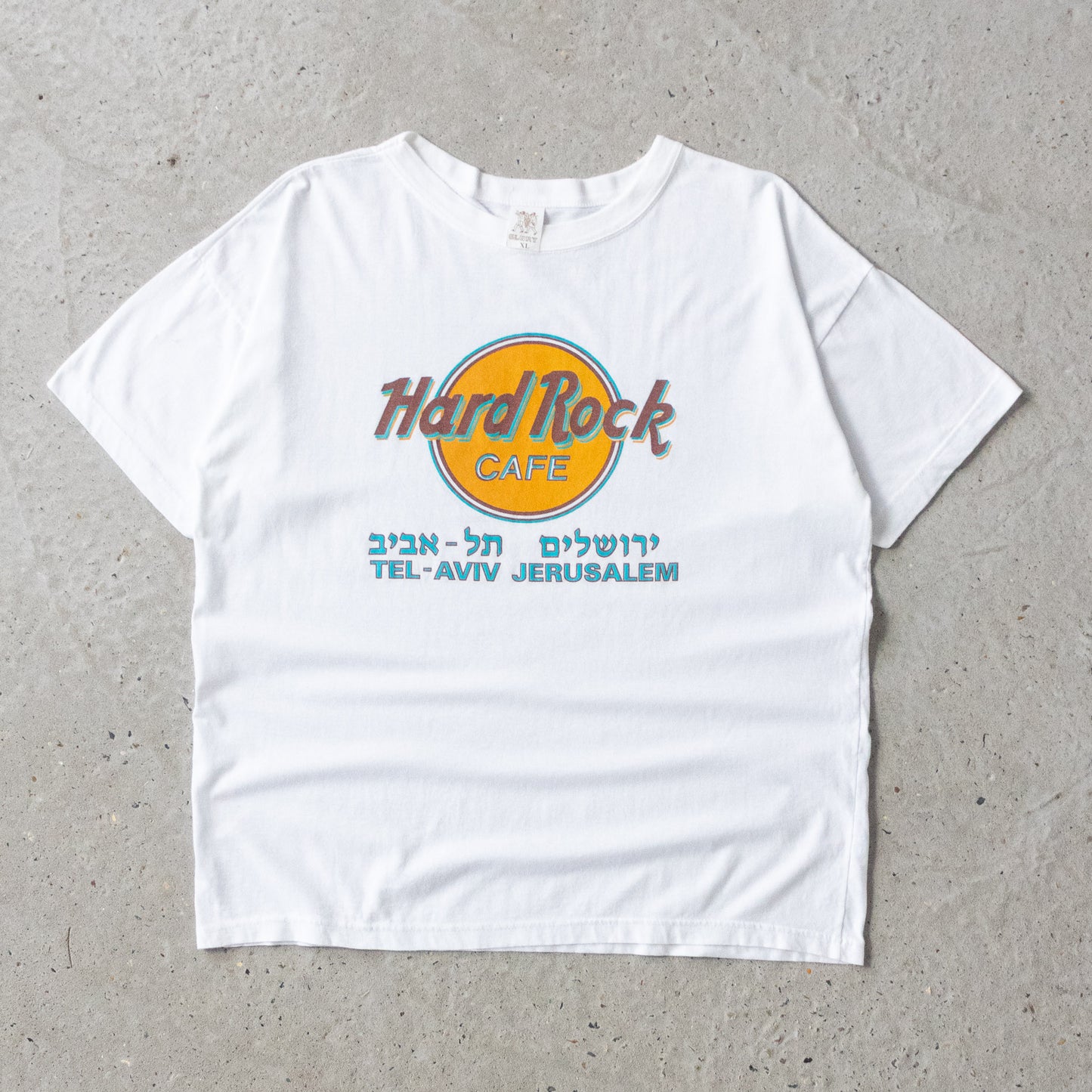 Vintage 90s Hard Rock Cafe Jerusalem Tee - XL