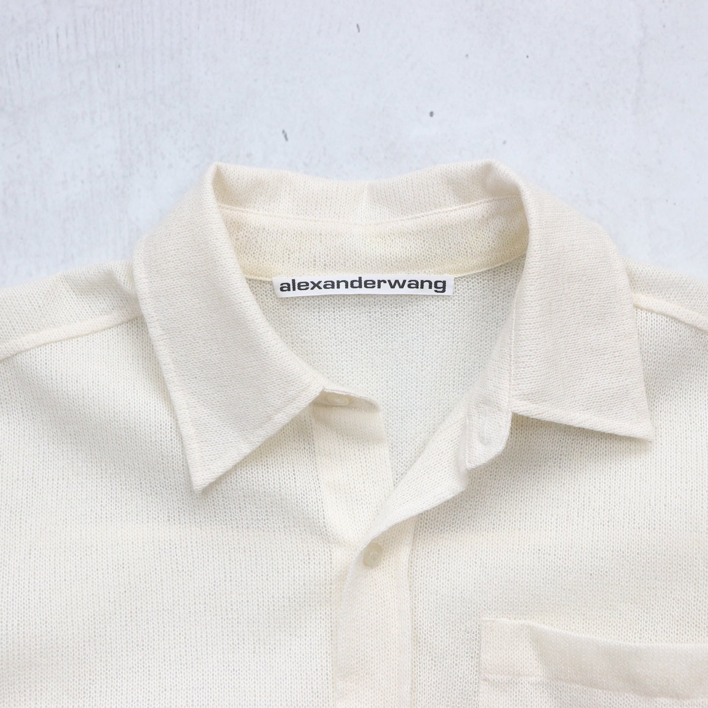 Alexander Wang Mohair Button Up Shirt Jacket - S (L/XL)