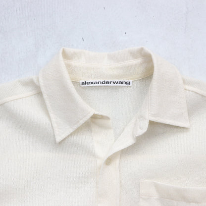 Alexander Wang Mohair Button Up Shirt Jacket - S (L/XL)