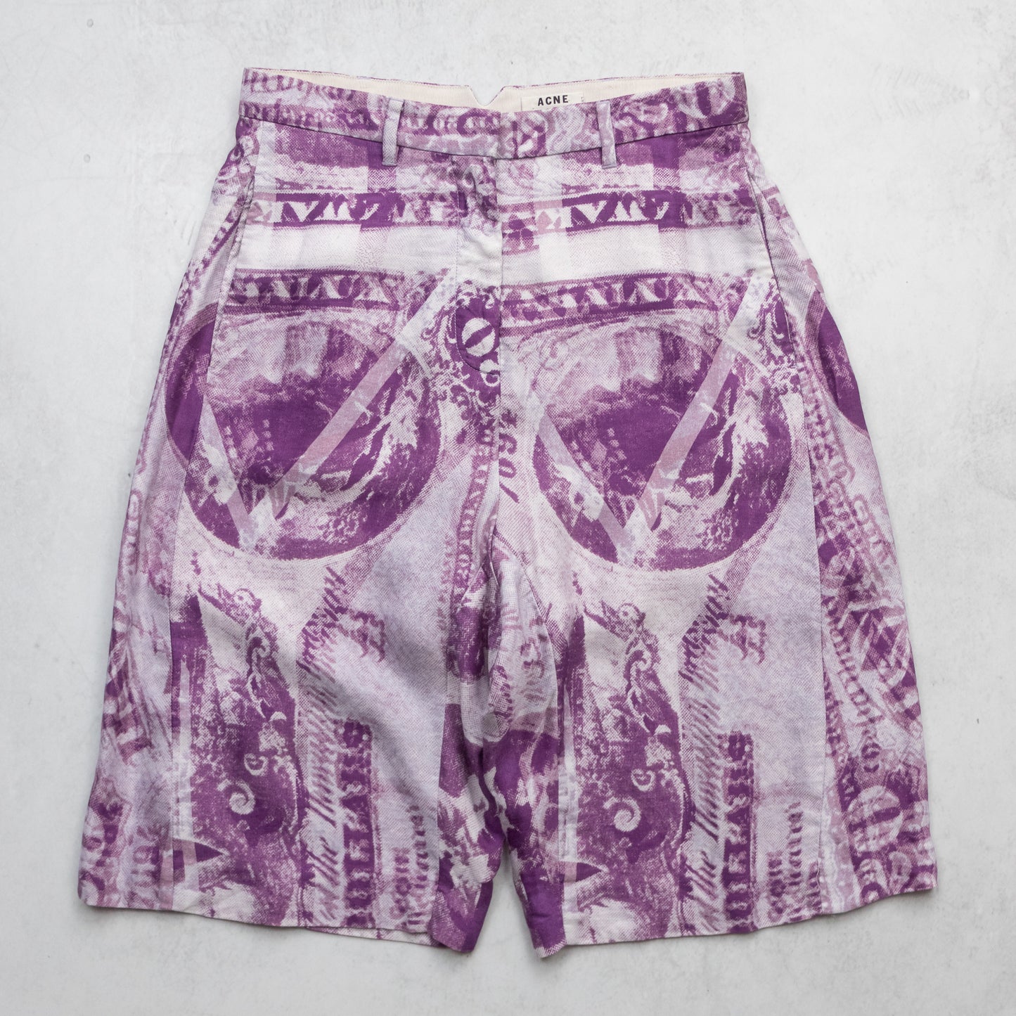 Acne Studios Karma Currency Illuminati Shorts - 34