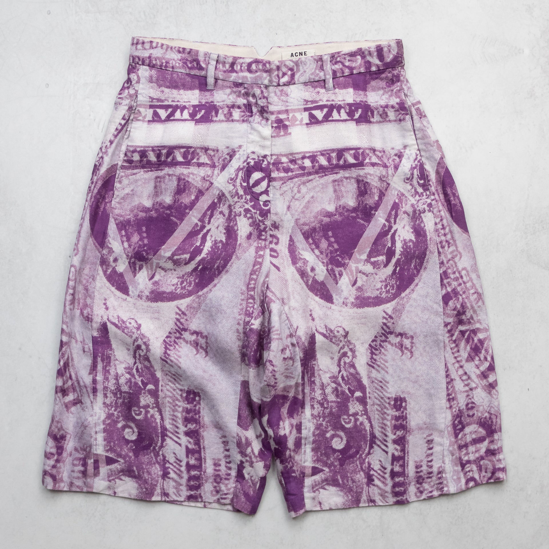Acne Studios Karma Currency Illuminati Shorts - 34