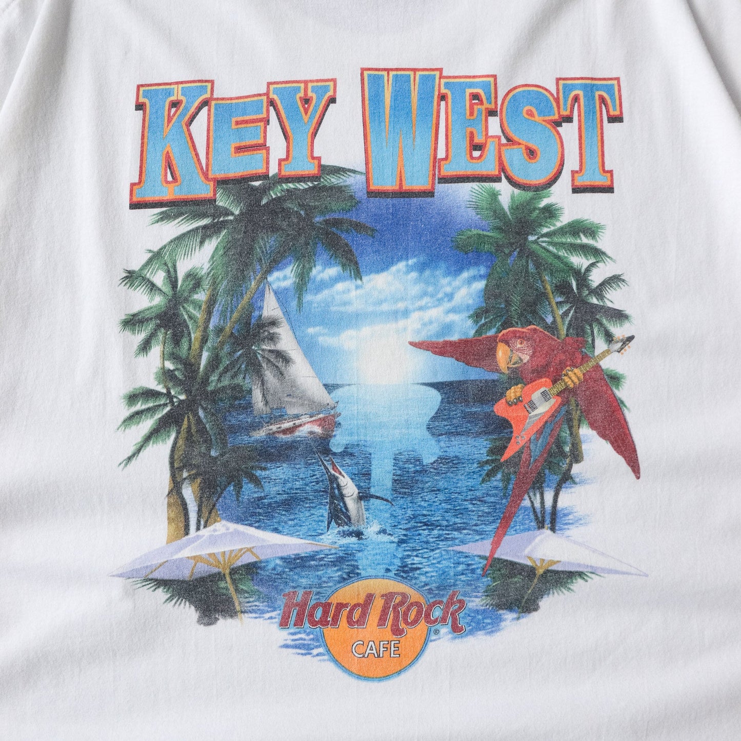 Vintage 90s Hard Rock Cafe Key West Tee - XXL - AL Vintage