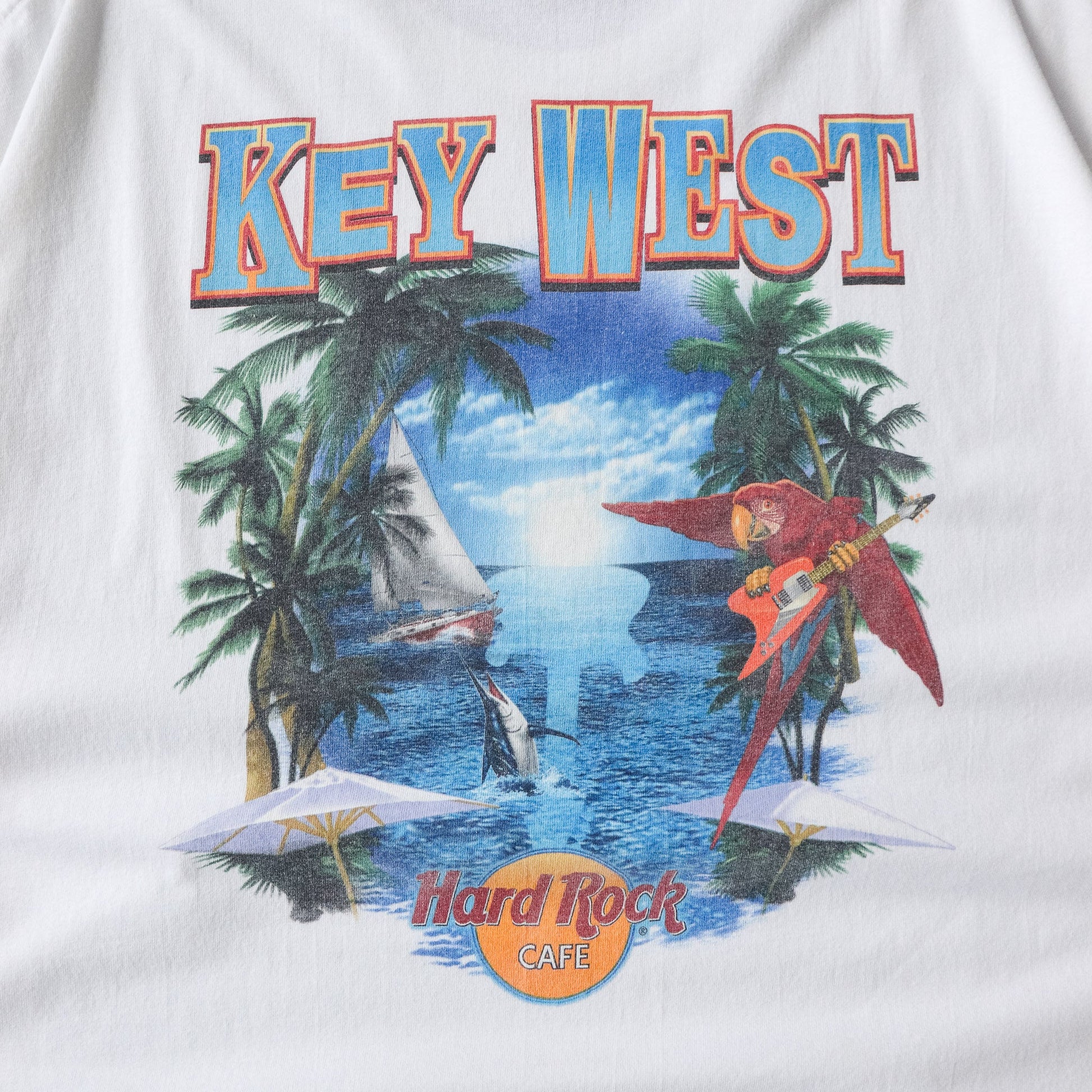 Vintage 90s Hard Rock Cafe Key West Tee - XXL - AL Vintage