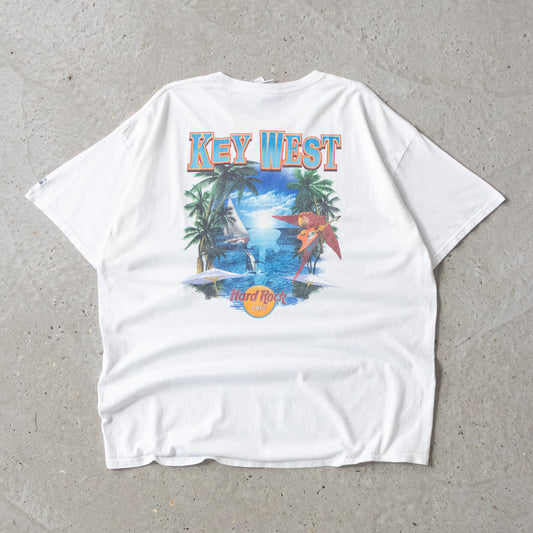 Vintage 90s Hard Rock Cafe Key West Tee - XXL - AL Vintage