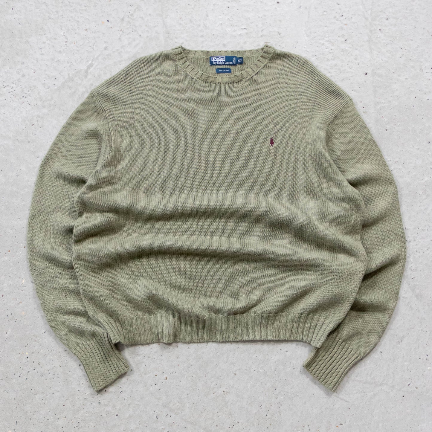 Polo Ralph Lauren Heavy Knit Sweater - 90s (XXL)