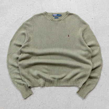 Polo Ralph Lauren Heavy Knit Sweater - 90s (XXL)