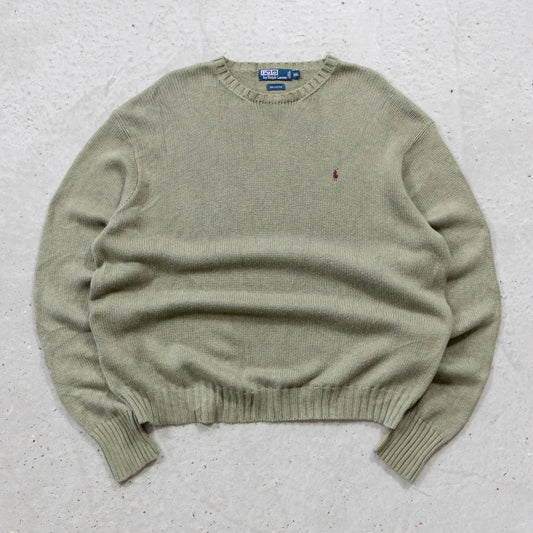 Polo Ralph Lauren Heavy Knit Sweater - 90s (XXL)