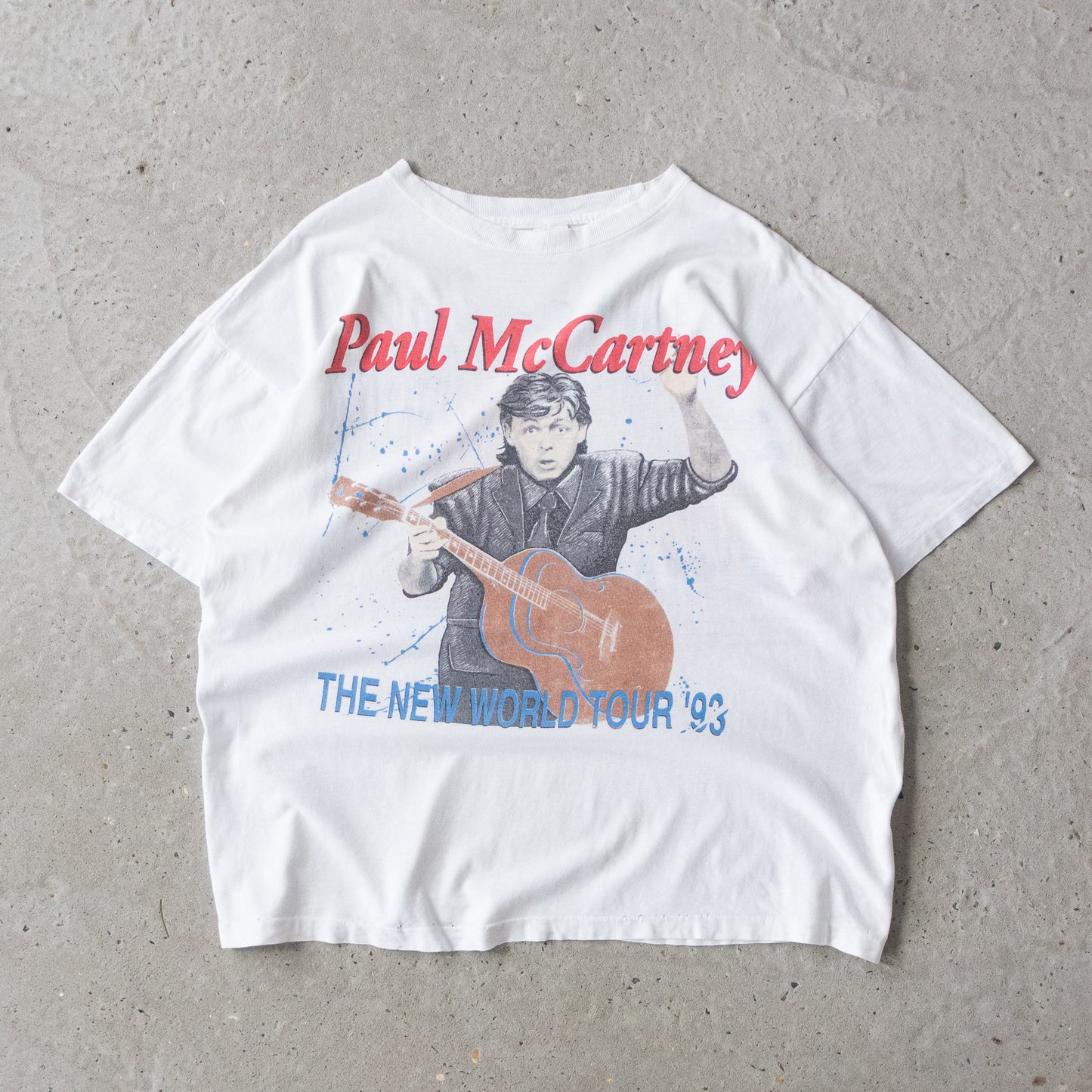 Vintage 1993 Paul McCartney New World Tour Tee - XL