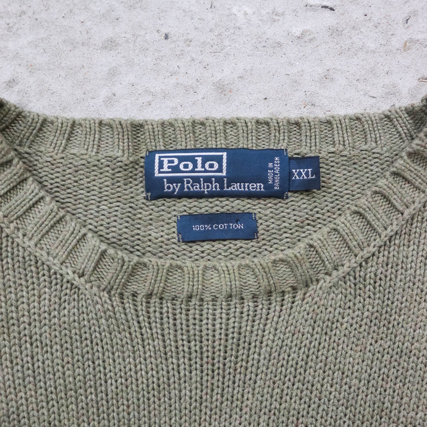 Polo Ralph Lauren Heavy Knit Sweater - 90s (XXL)