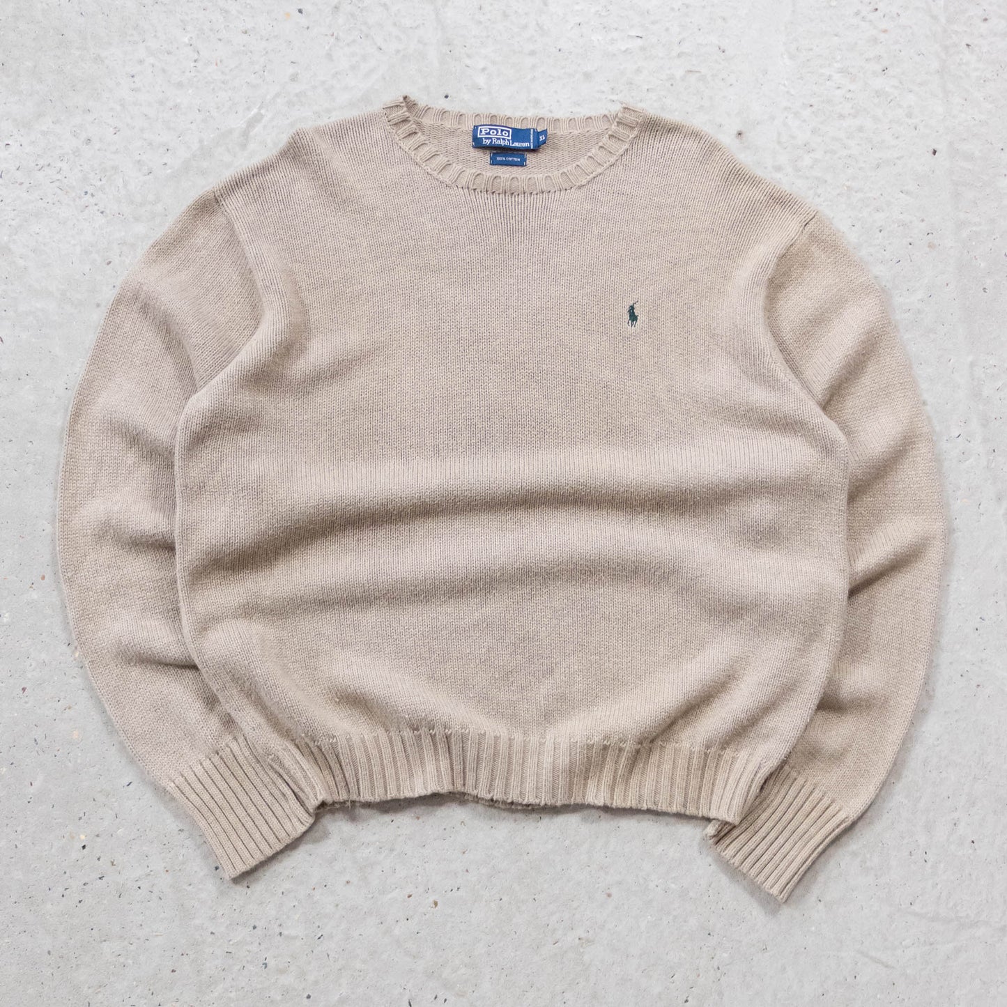 Polo Ralph Lauren Heavy Knit Sweater - 90s (XL)