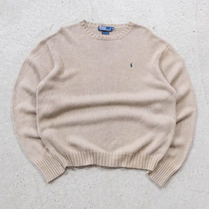 Polo Ralph Lauren Heavy Knit Sweater - 90s (XL)