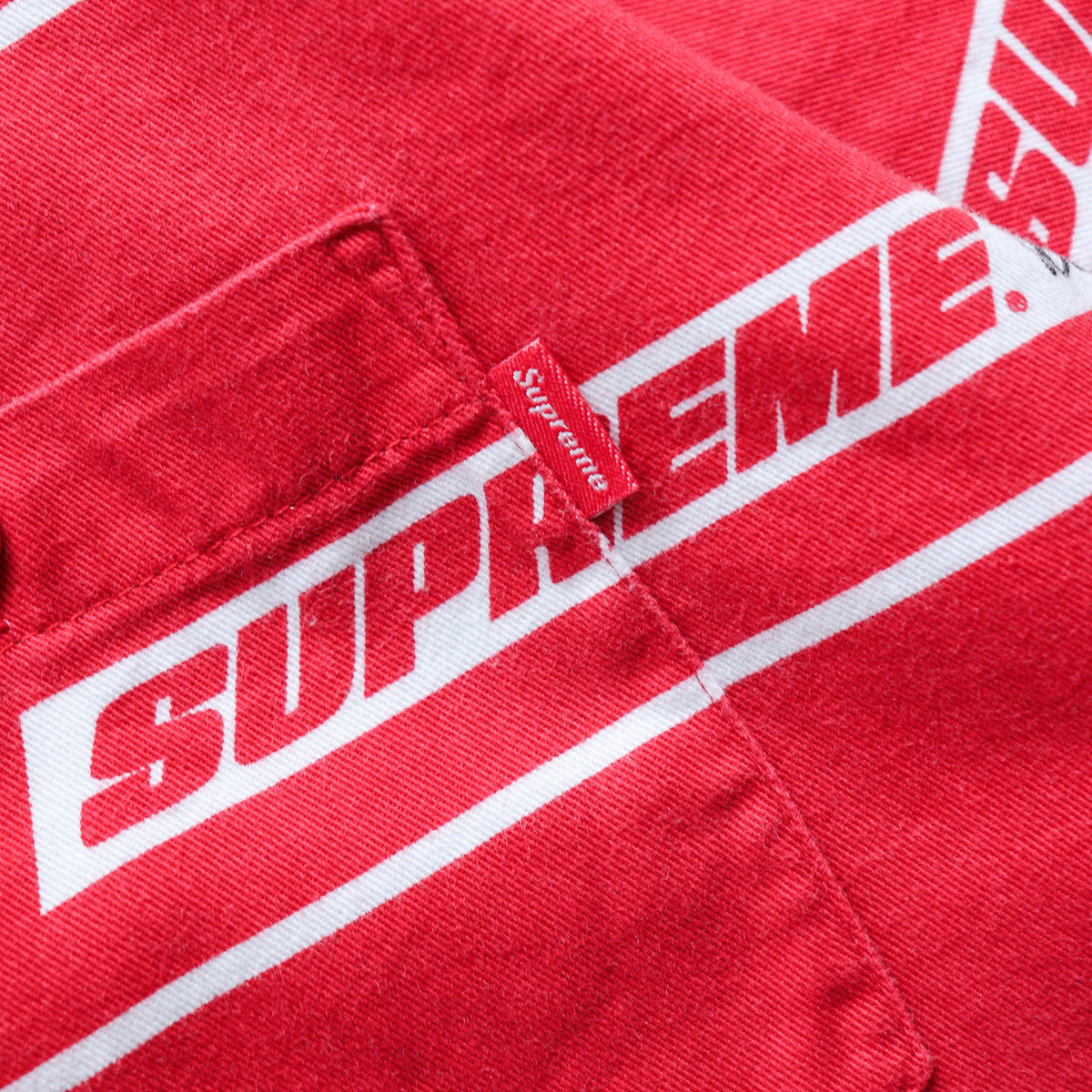 Supreme Striped Racing Work Shirt - FW18 (M)