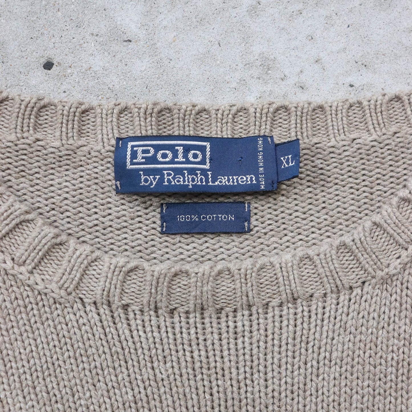 Polo Ralph Lauren Heavy Knit Sweater - 90s (XL)