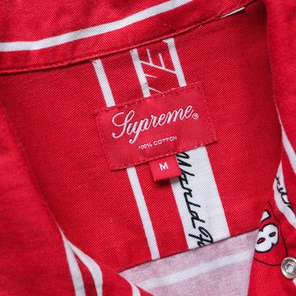 Supreme Striped Racing Work Shirt - FW18 (M)