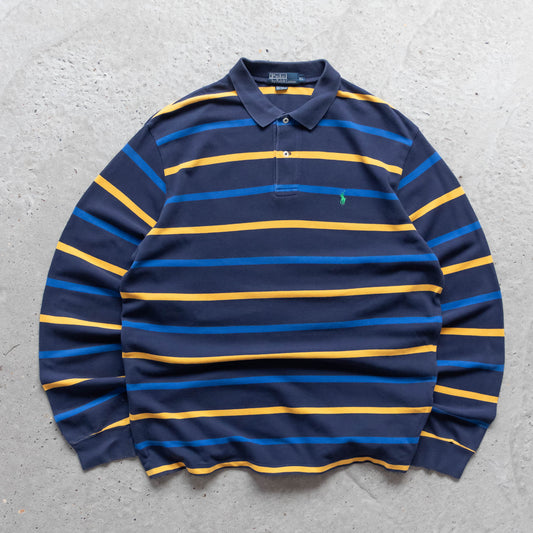 Polo Ralph Lauren Striped Rugby Shirt – 2000s (XL)