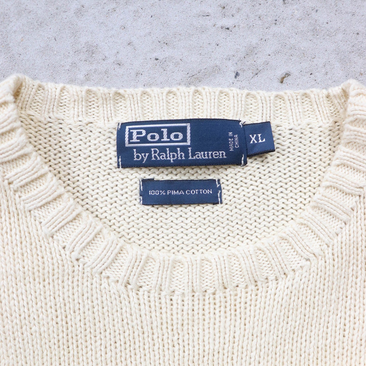Polo Ralph Lauren Heavy Knit Sweater - 90s (XL)