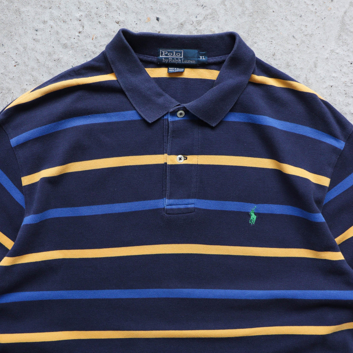 Polo Ralph Lauren Striped Rugby Shirt – 2000s (XL)