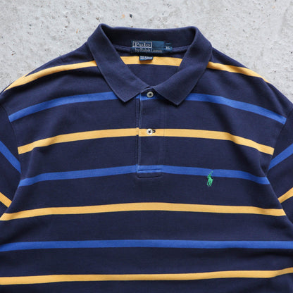 Polo Ralph Lauren Striped Rugby Shirt – 2000s (XL)