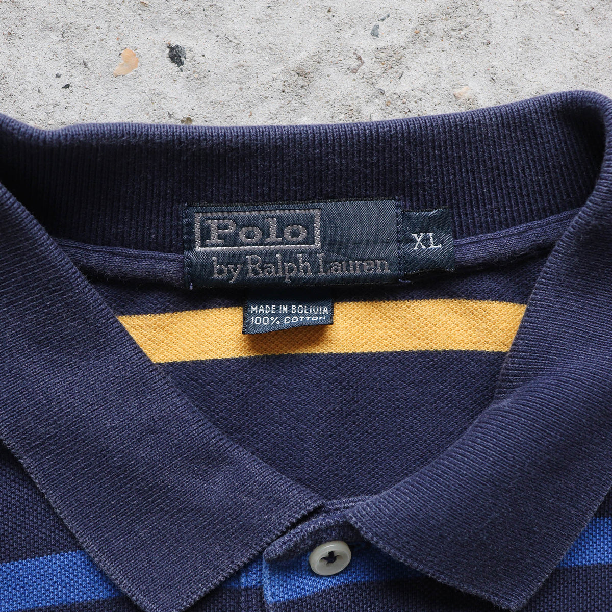 Polo Ralph Lauren Striped Rugby Shirt – 2000s (XL)