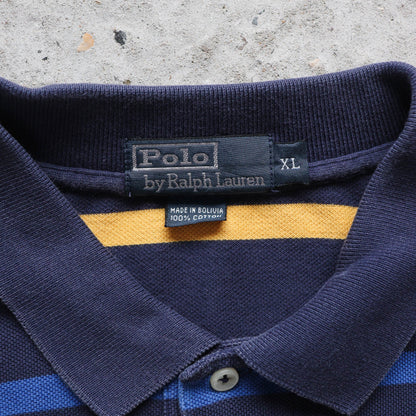 Polo Ralph Lauren Striped Rugby Shirt – 2000s (XL)