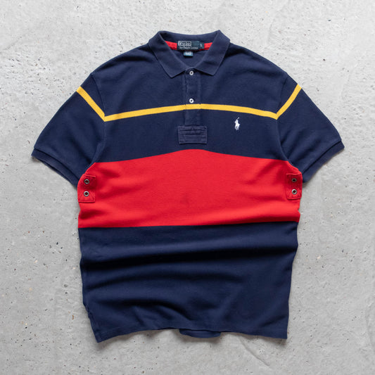 Polo Ralph Lauren Colour Block Rugby Shirt – 2000s (L)