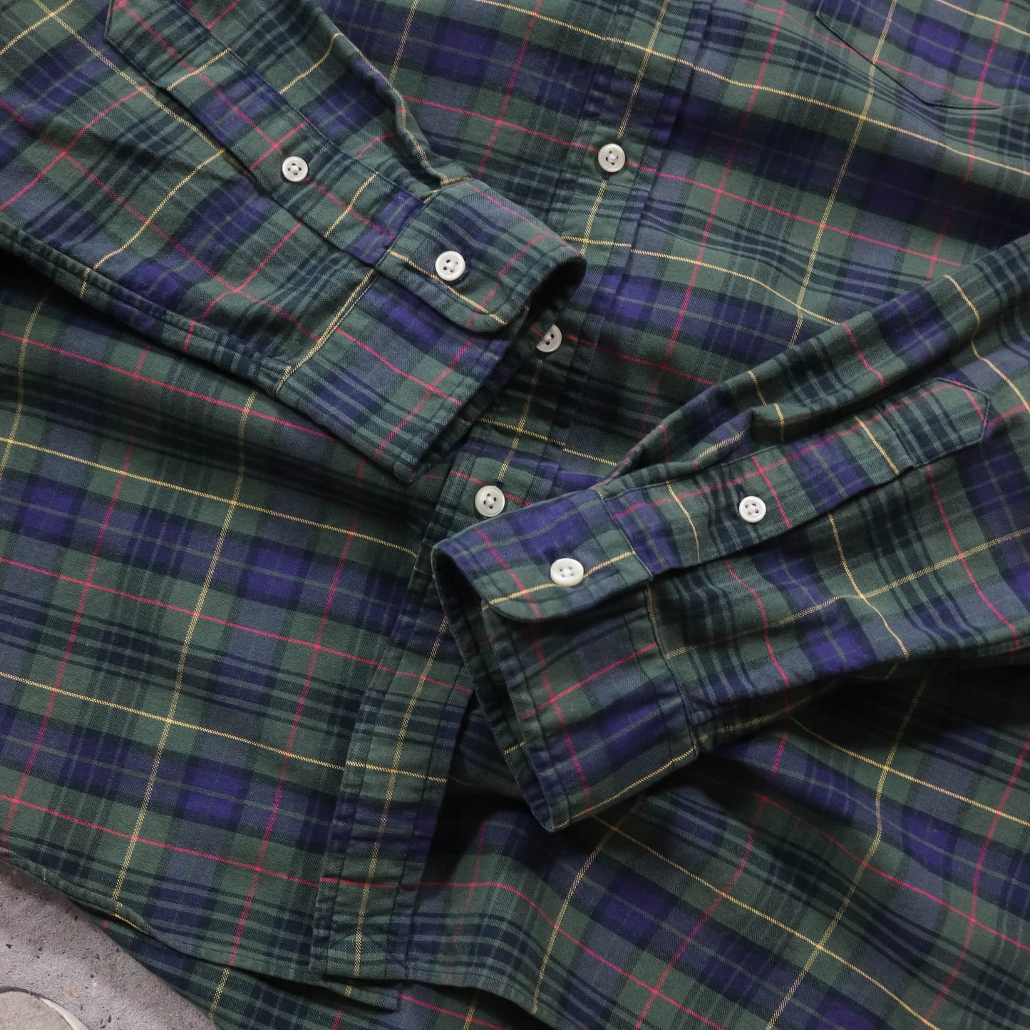 Polo Ralph Lauren Plaid Button Up Shirt - 90s (L)