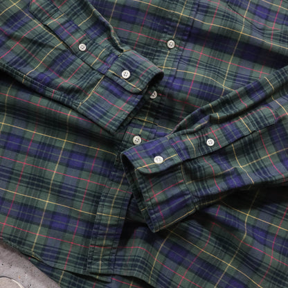 Polo Ralph Lauren Plaid Button Up Shirt - 90s (L)