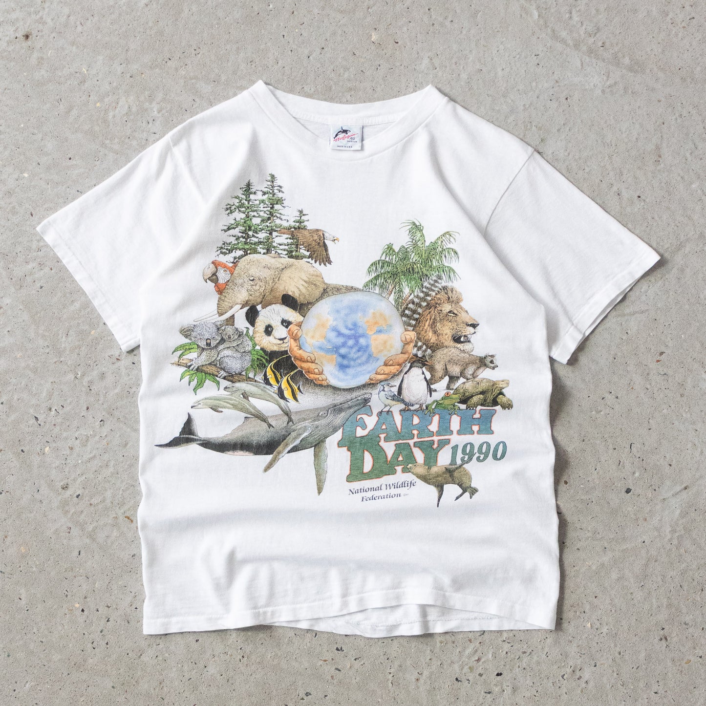Vintage 1990 Earth Day Nature Tee - M - AL Vintage