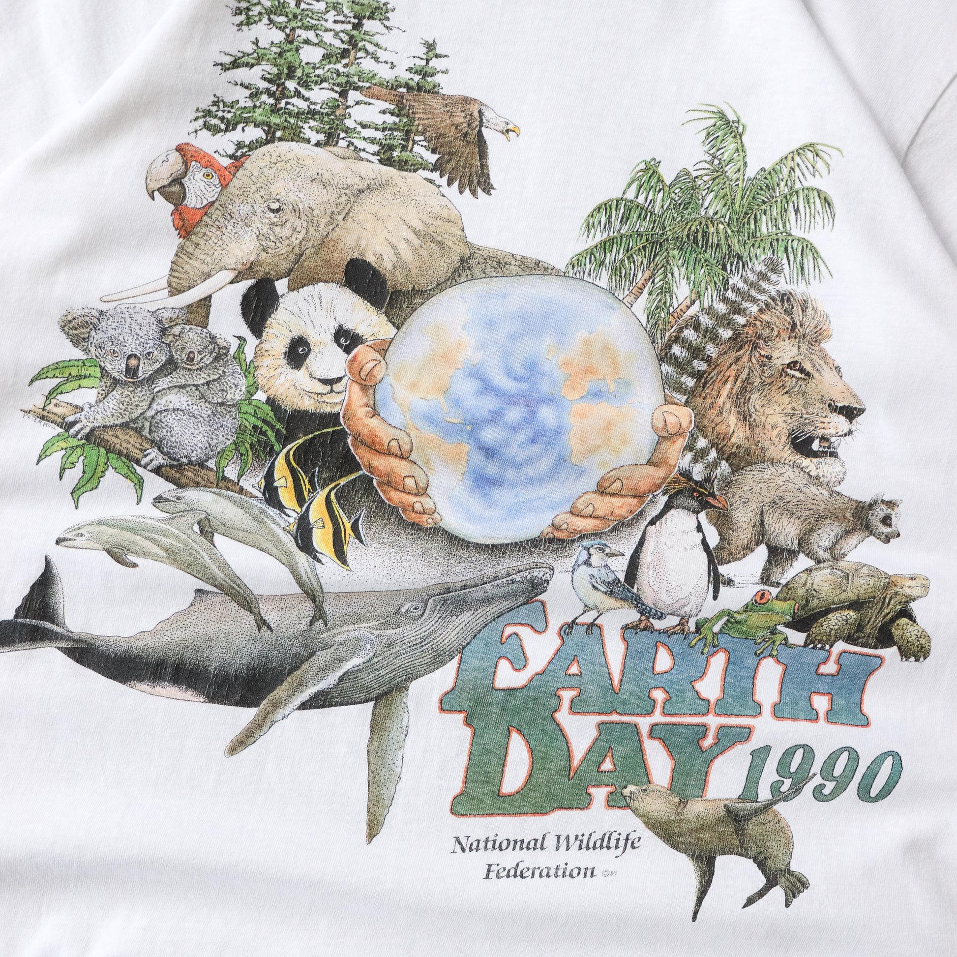 Vintage 1990 Earth Day Nature Tee - M - AL Vintage