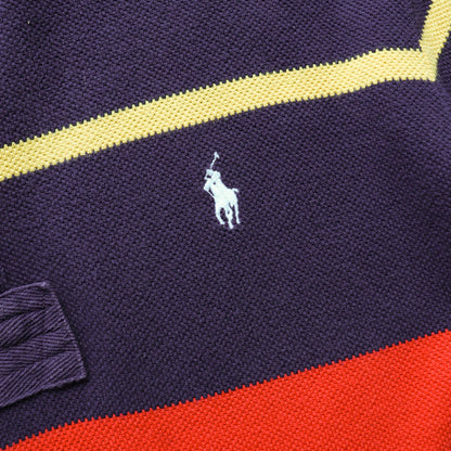 Polo Ralph Lauren Colour Block Rugby Shirt – 2000s (L)