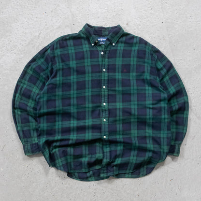 Polo Ralph Lauren Flannel Button Up Shirt - 90s (XL)