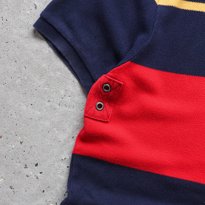 Polo Ralph Lauren Colour Block Rugby Shirt – 2000s (L)