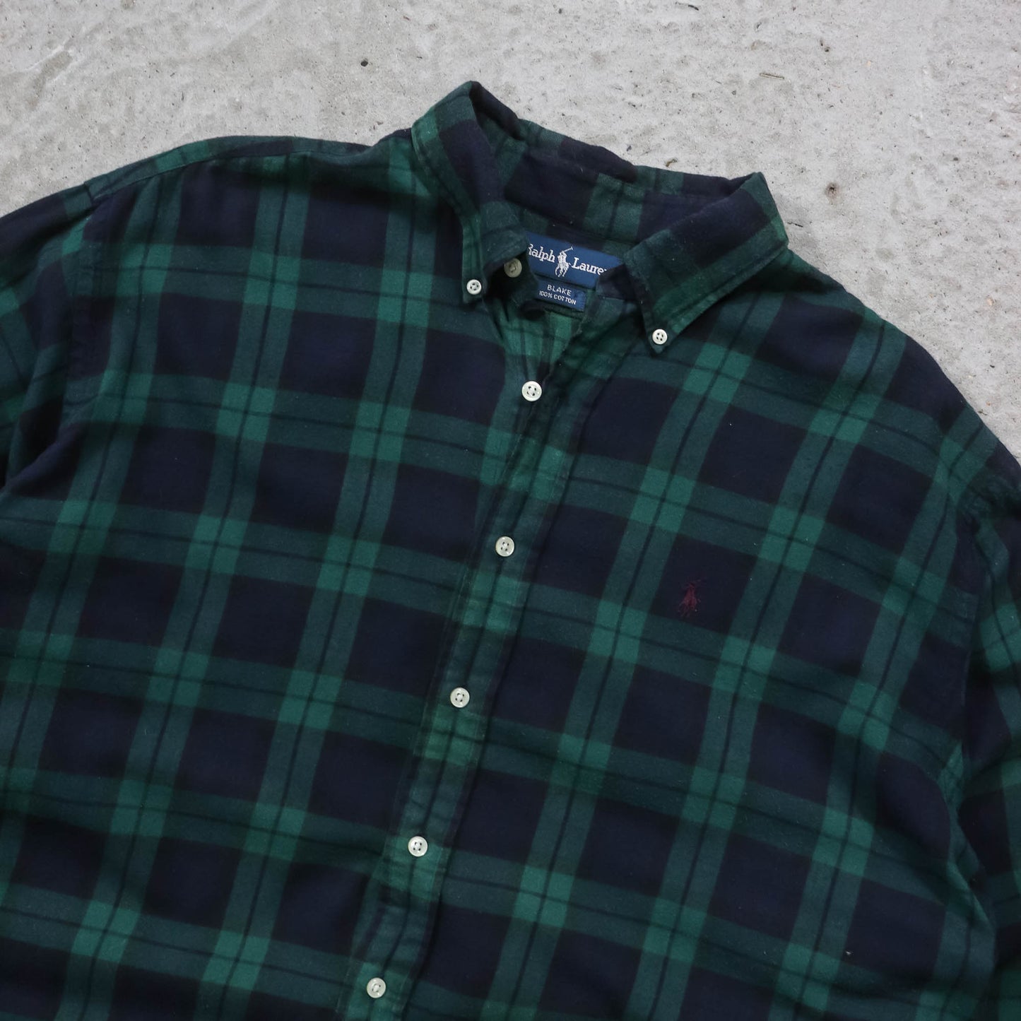 Polo Ralph Lauren Flannel Button Up Shirt - 90s (XL)
