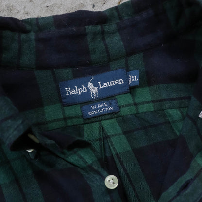 Polo Ralph Lauren Flannel Button Up Shirt - 90s (XL)