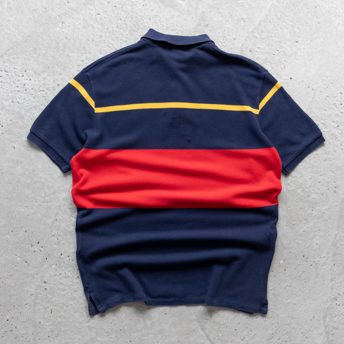 Polo Ralph Lauren Colour Block Rugby Shirt – 2000s (L)