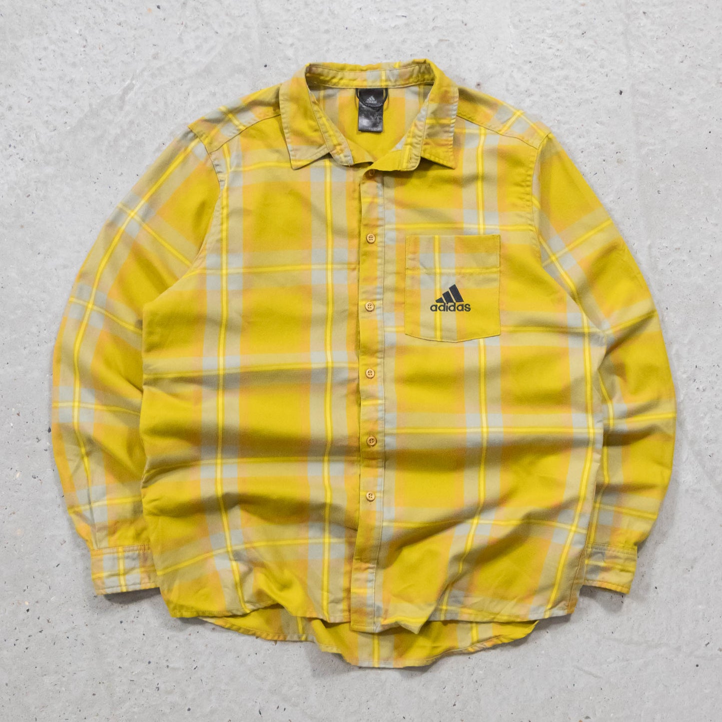Adidas Outdoors Plaid Button Up Shirt - 2000s (L)