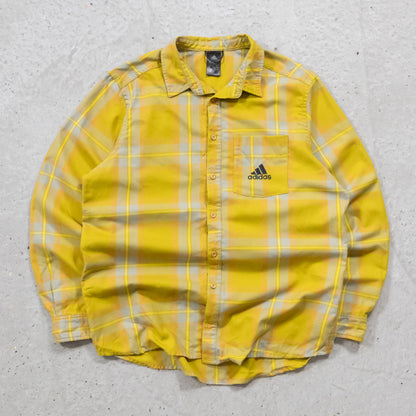 Adidas Outdoors Plaid Button Up Shirt - 2000s (L)