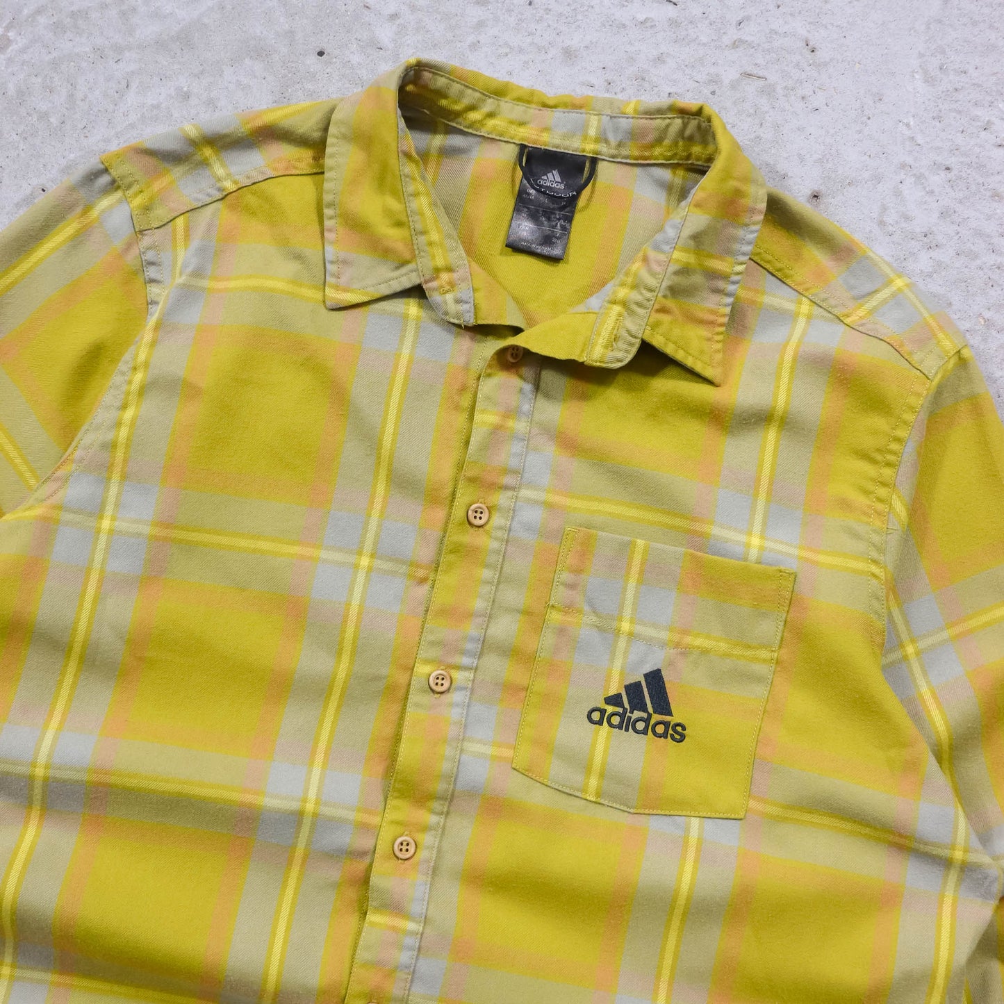 Adidas Outdoors Plaid Button Up Shirt - 2000s (L)