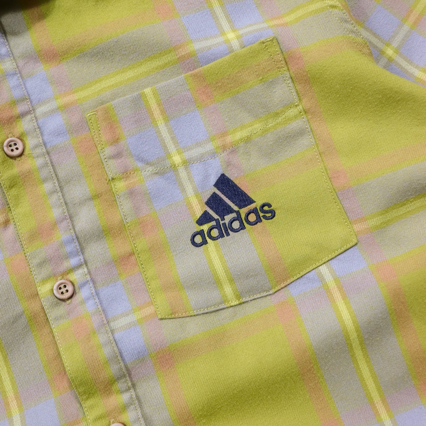 Adidas Outdoors Plaid Button Up Shirt - 2000s (L)