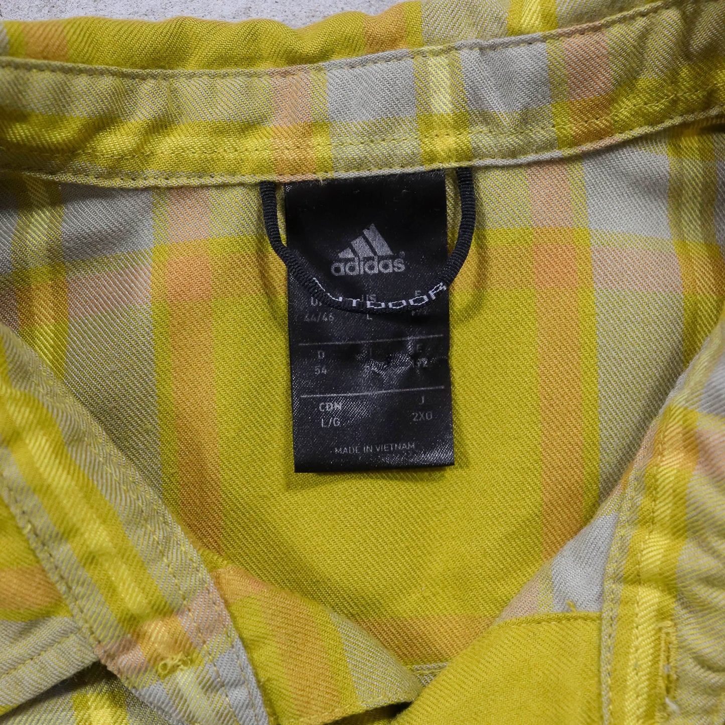Adidas Outdoors Plaid Button Up Shirt - 2000s (L)