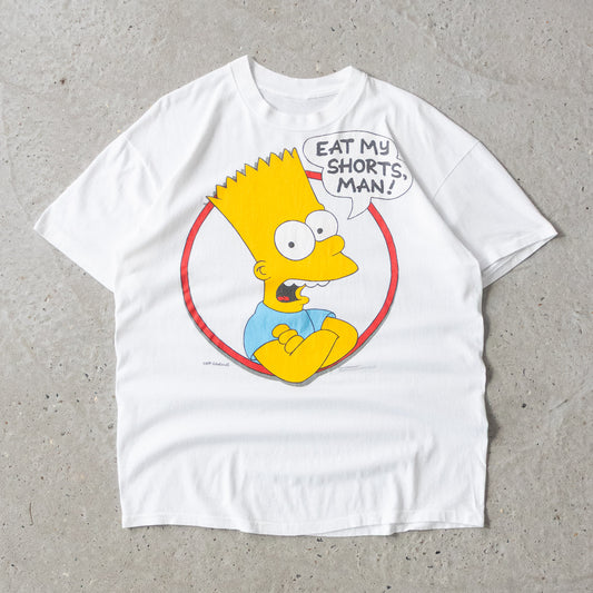 Vintage 1990 The Simpsons Bart Simpson Tee - XL