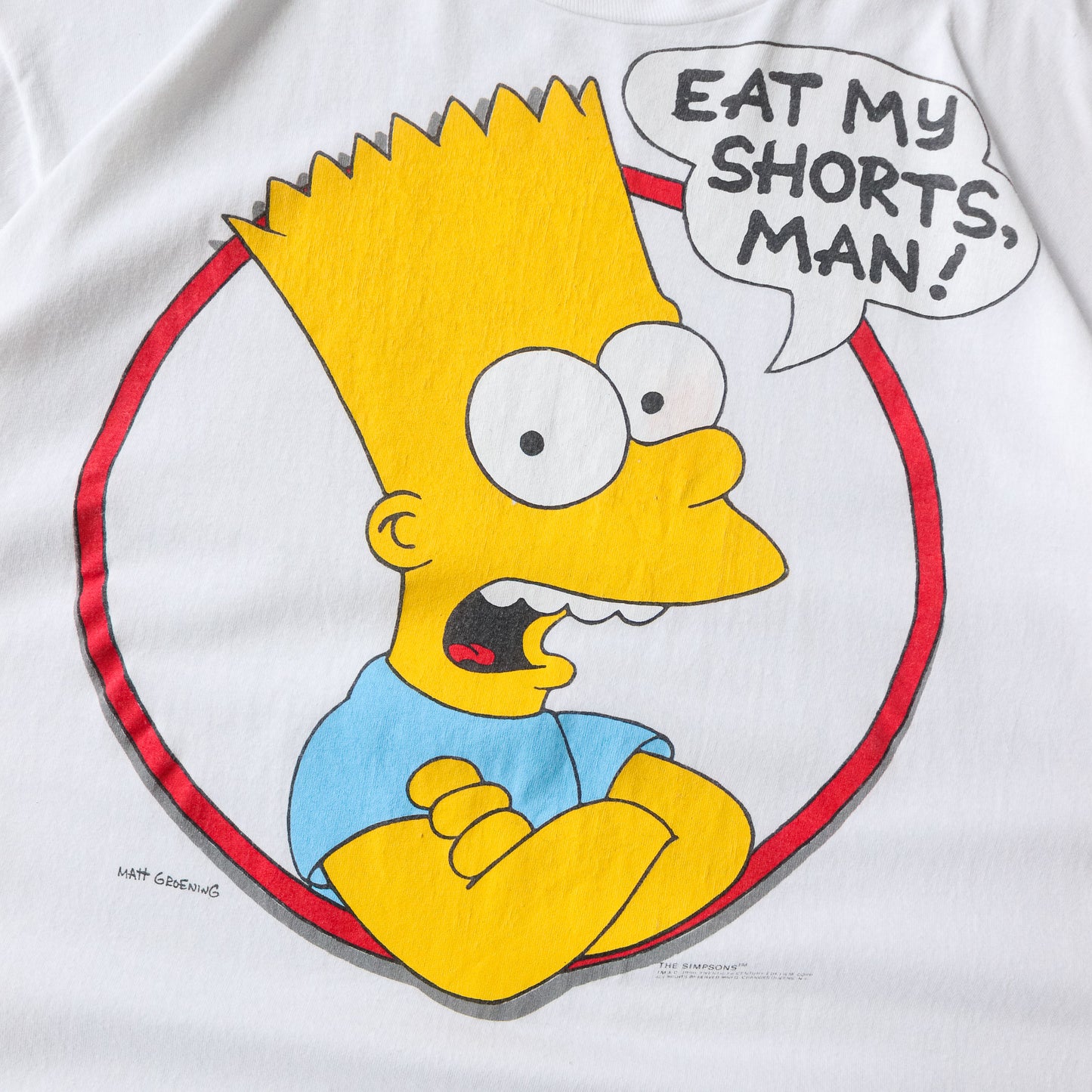Vintage 1990 The Simpsons Bart Simpson Tee - XL