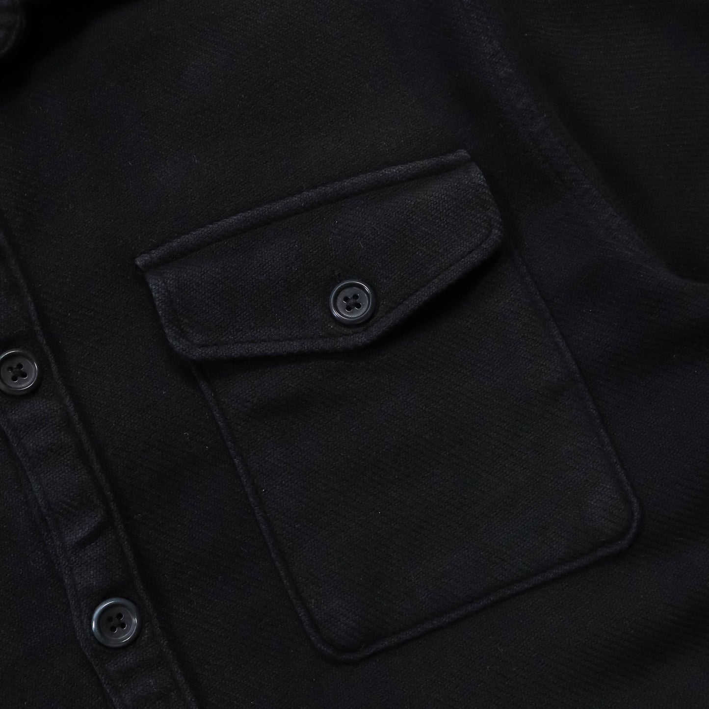 Acne Studios Tonal Plaid Flannel Utility Overshirt - M