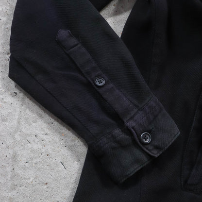 Acne Studios Tonal Plaid Flannel Utility Overshirt - M
