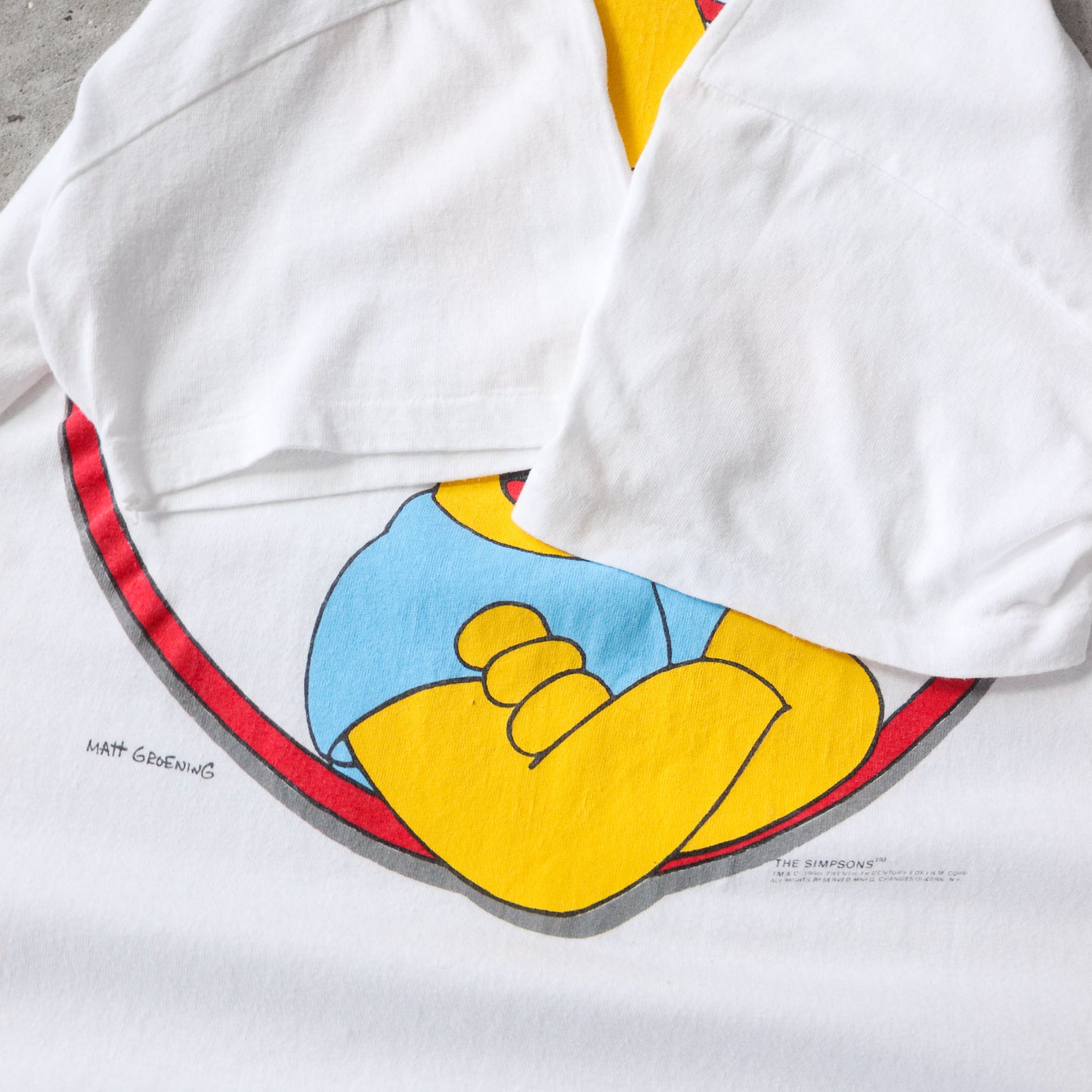 Vintage 1990 The Simpsons Bart Simpson Tee - XL