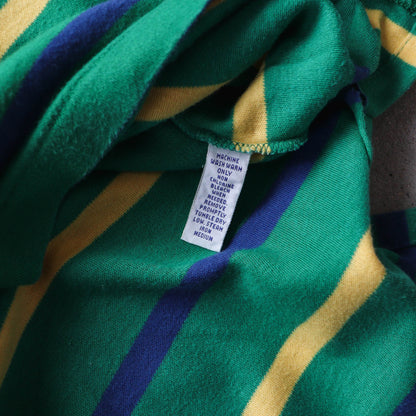 Polo Ralph Lauren Golf Crest Striped Polo Shirt – 90s (L)