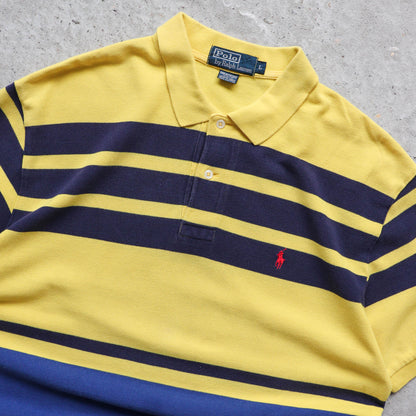 Polo Ralph Lauren Colour Block Polo Shirt – 2000s (L)