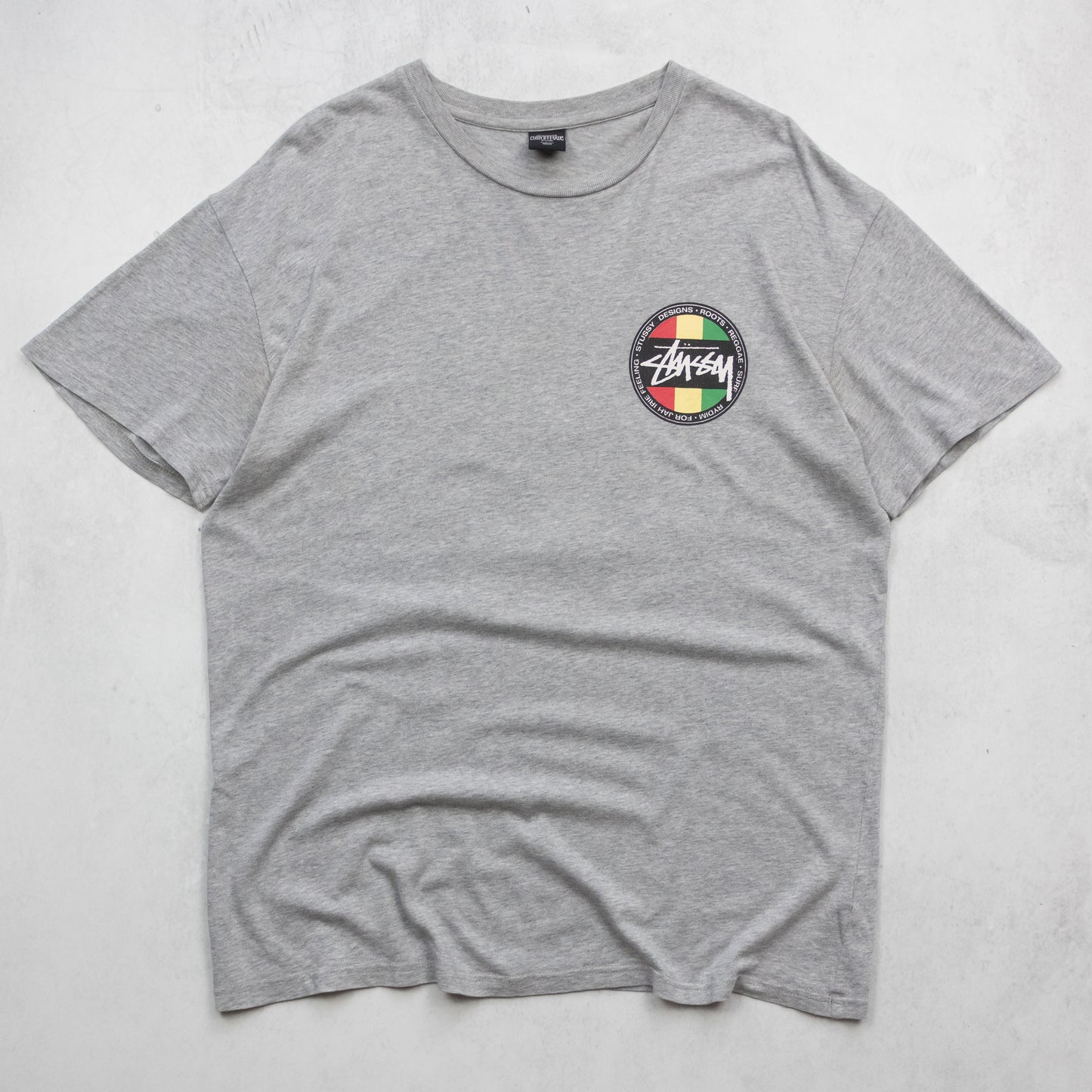 Vintage 2000s Stussy Reggae Roots Tee - M