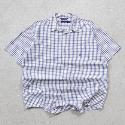 Nautica Plaid Button Up Shirt - 90s (XL)