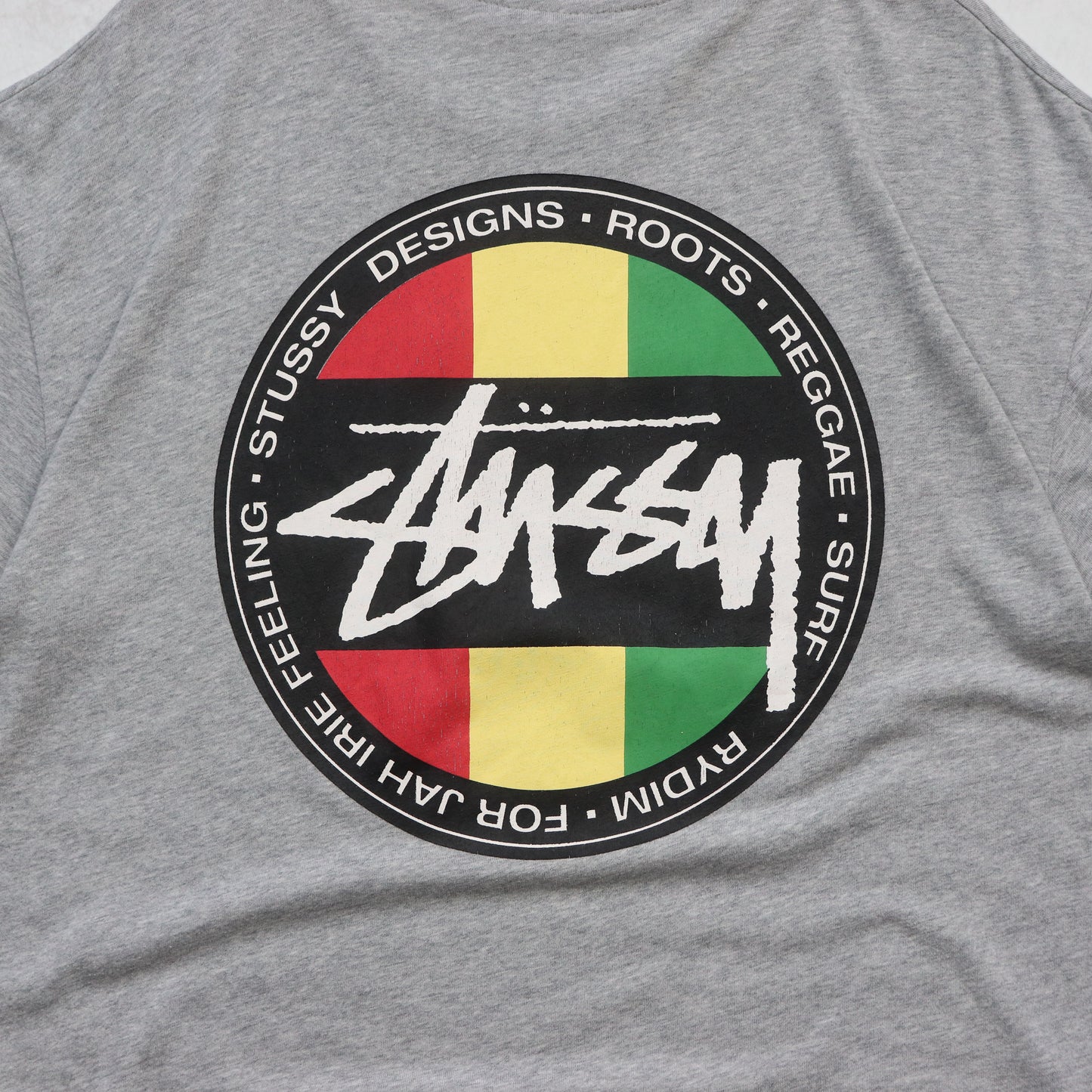 Vintage 2000s Stussy Reggae Roots Tee - M